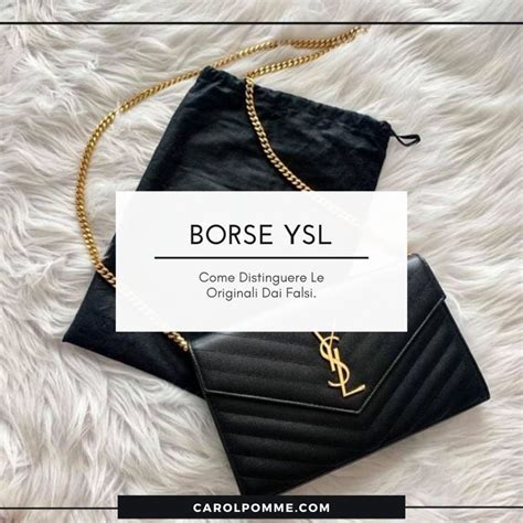 borsa ysl falsa come riconoscerla|ysl bag real.